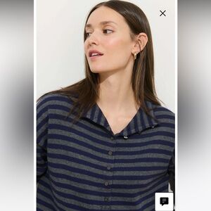 NWT Alex Mill Taylor Cardigan in Navy/Oxford